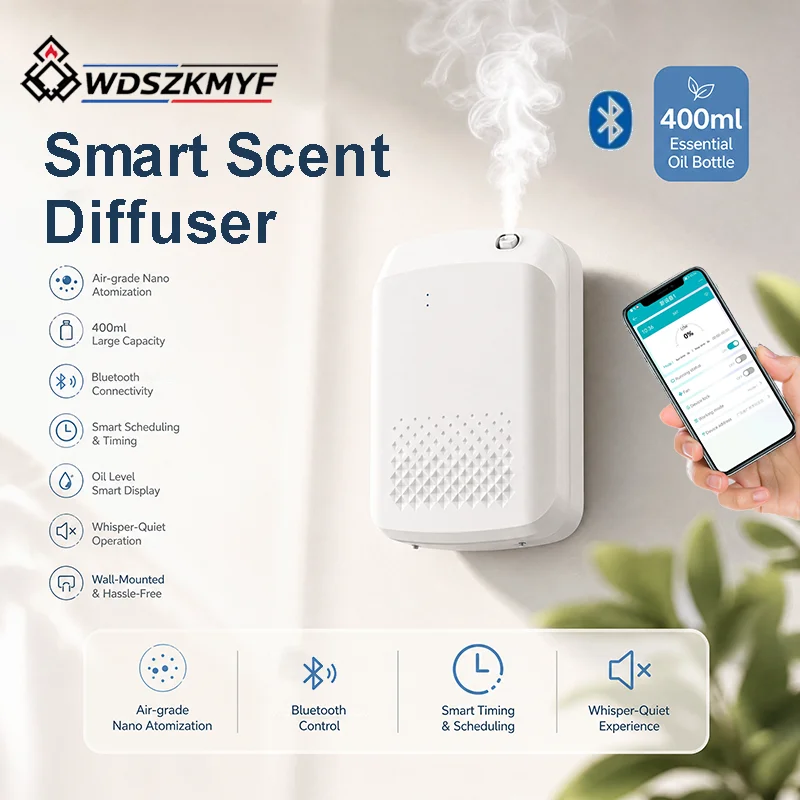 Home Fragrance Diffuser Electric - Wall-mounted Electric Aroma Diffuser Essential Oil