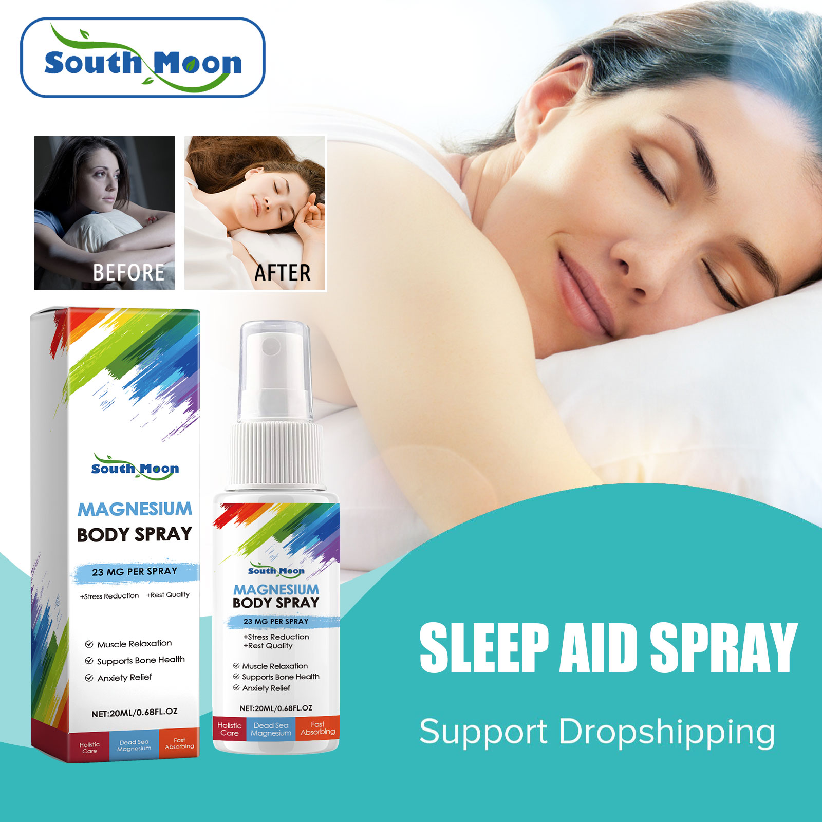 Lavender Pillow Spray - South Moon Insomnia Treatment Spray Fall