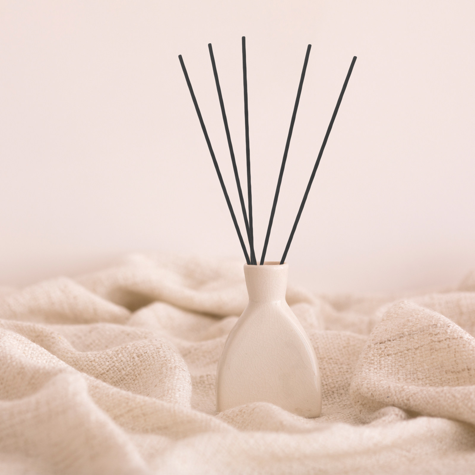 Home Fragrance Oil Diffuser - 100Pcs Fibre Reed Diffuser Sticks Black