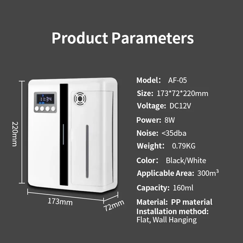 Home Fragrance Oil Diffuser - NAMSTE 300m³ Smart Essential Oil Aroma