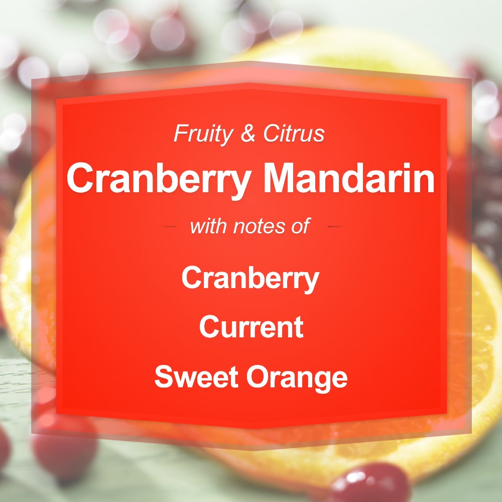 Cranberry Mandarin Scented Can - Home Fragrance Aromatherapy recension och pris