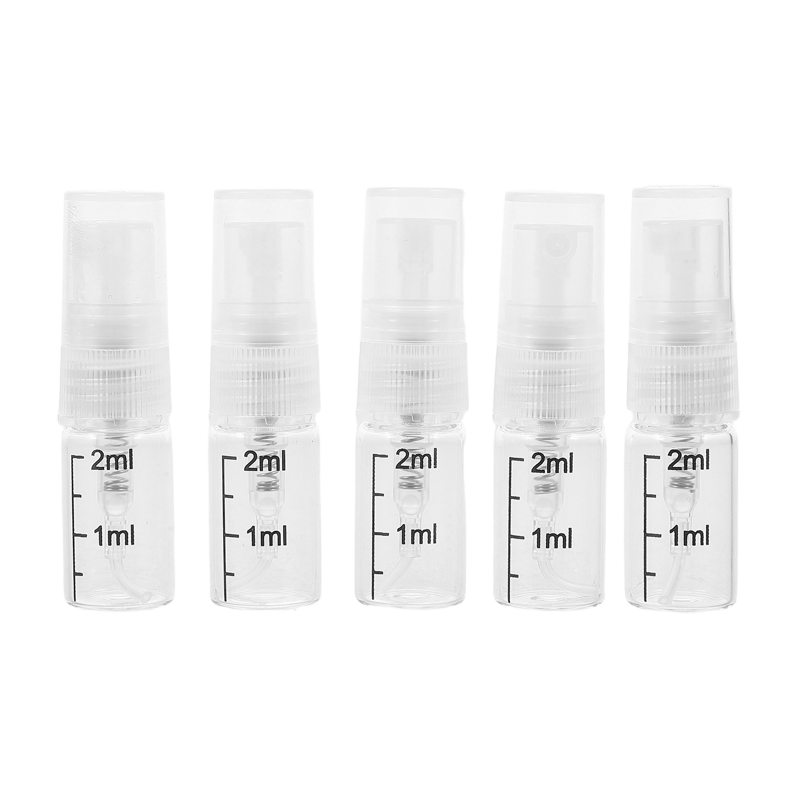 5Pcs Clear Glass Portable Spra - Perfume Atomizer Travel recension och pris
