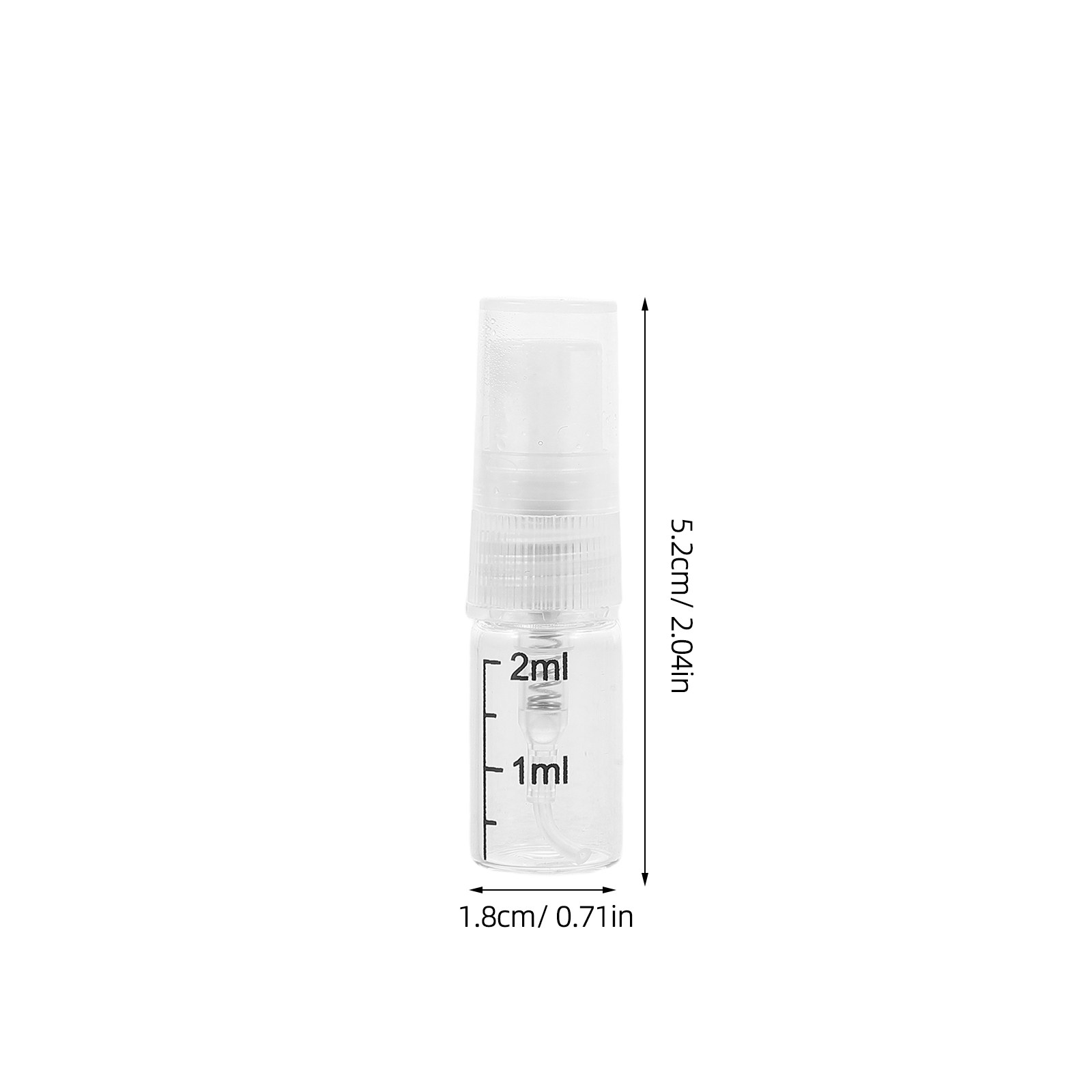 5Pcs Clear Glass Portable Spra - Perfume Atomizer Travel recension och pris