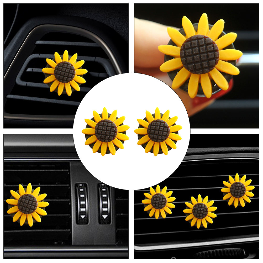 2Pcs Sunflower Car Aromatherap - Home Fragrance Potpourri recension och pris