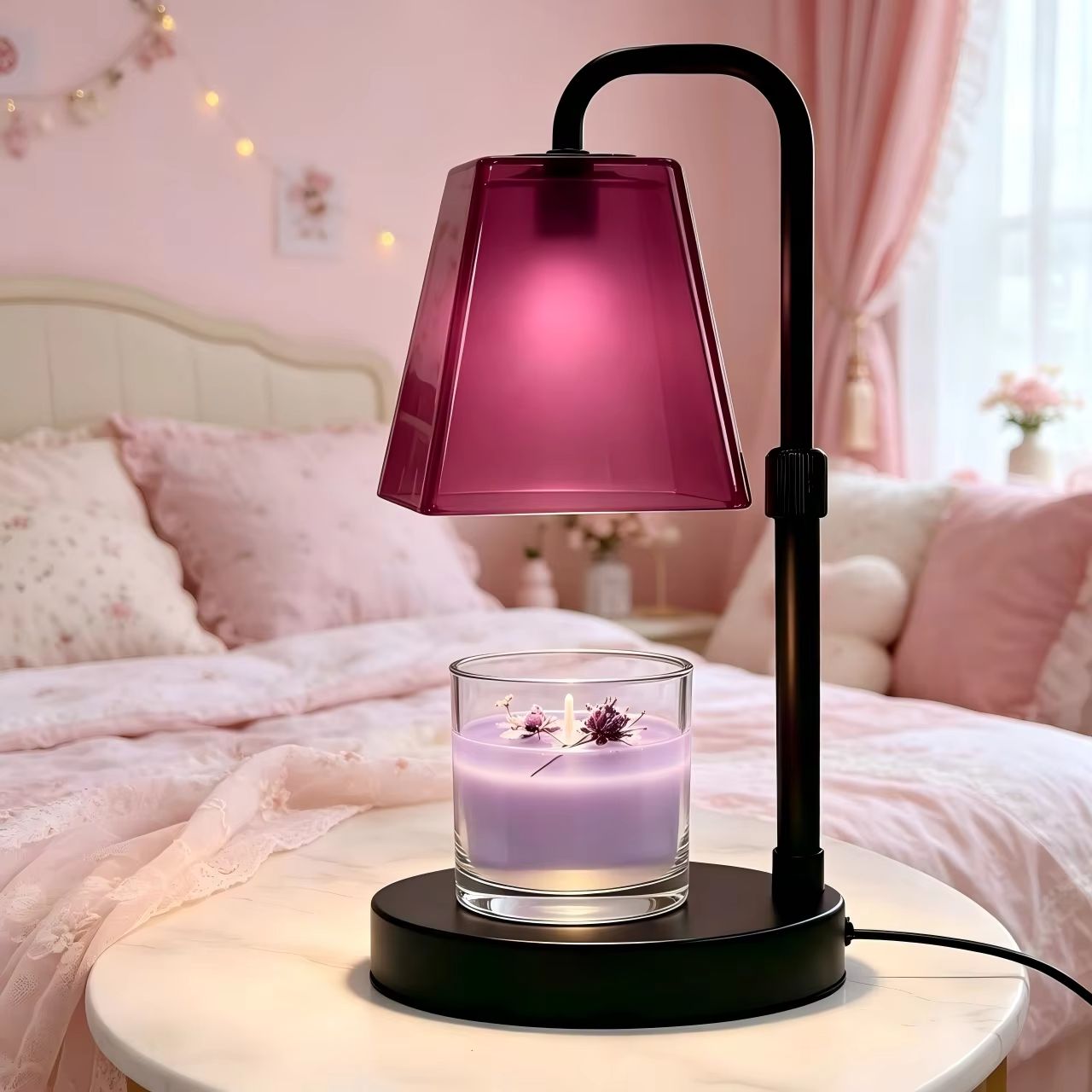 Rose Red Glass Candle Warmer L - Home Fragrance No 4 recension och pris