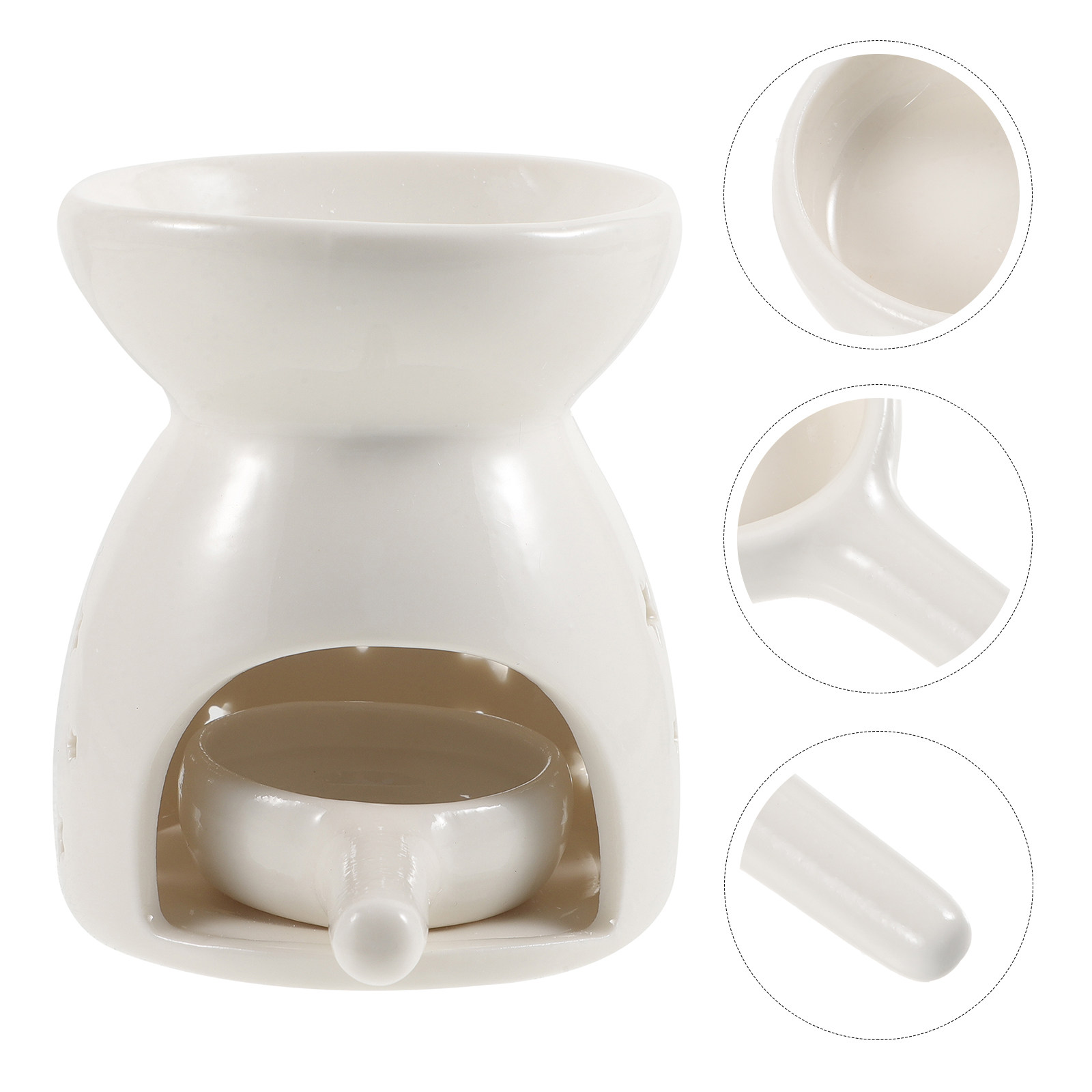1Set Ceramic Tealight Holder E - Home Fragrance Oils For Oil Burners recension och pris