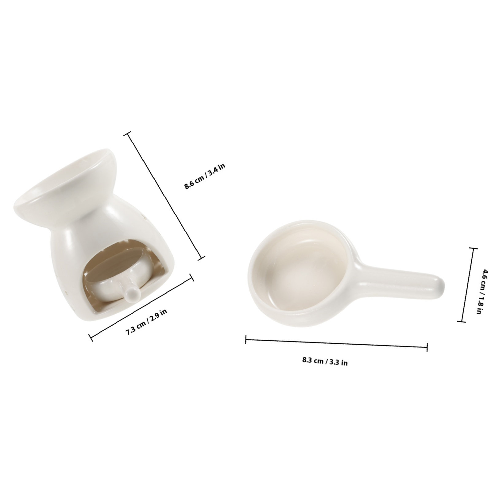 1Set Ceramic Tealight Holder E - Home Fragrance Oils For Oil Burners recension och pris