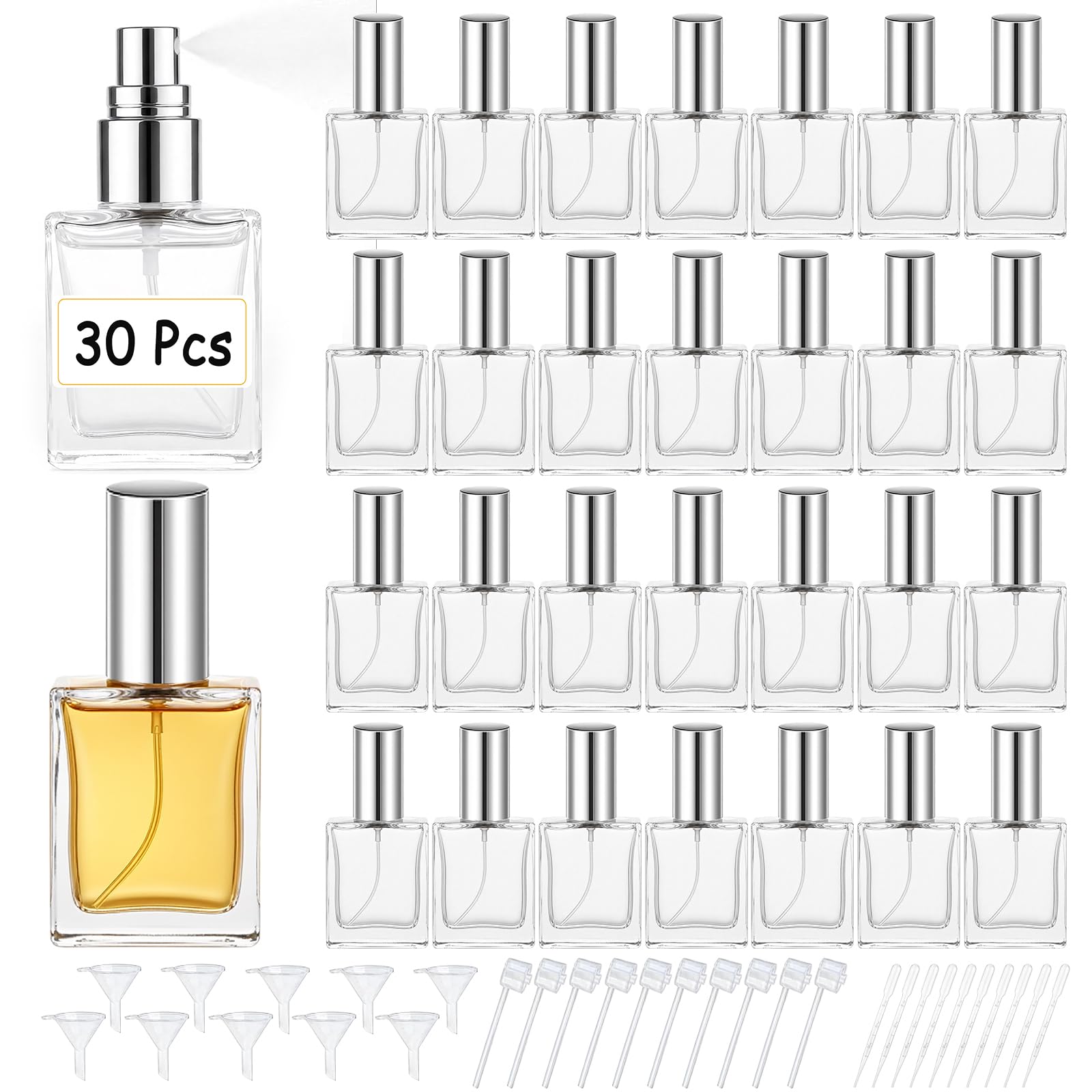 High quality 30 15ml clear gla - Perfume Atomizer Travel recension och pris