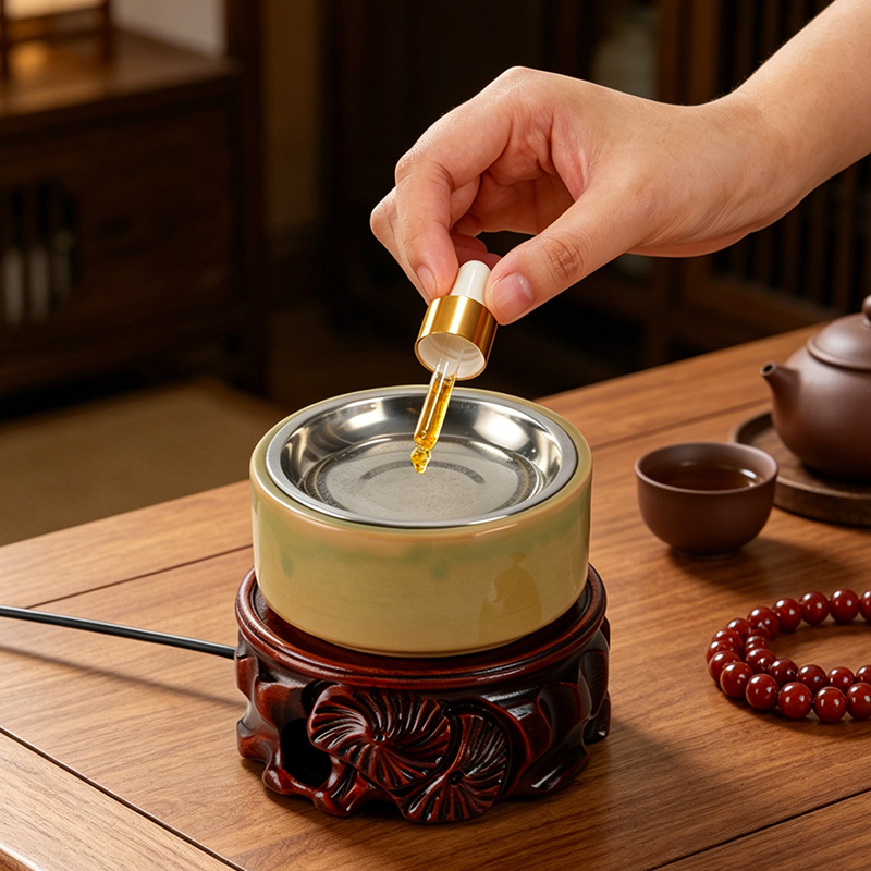 Ceramic Electronic Incense Bur - Home Fragrance Oils For Oil Burners recension och pris