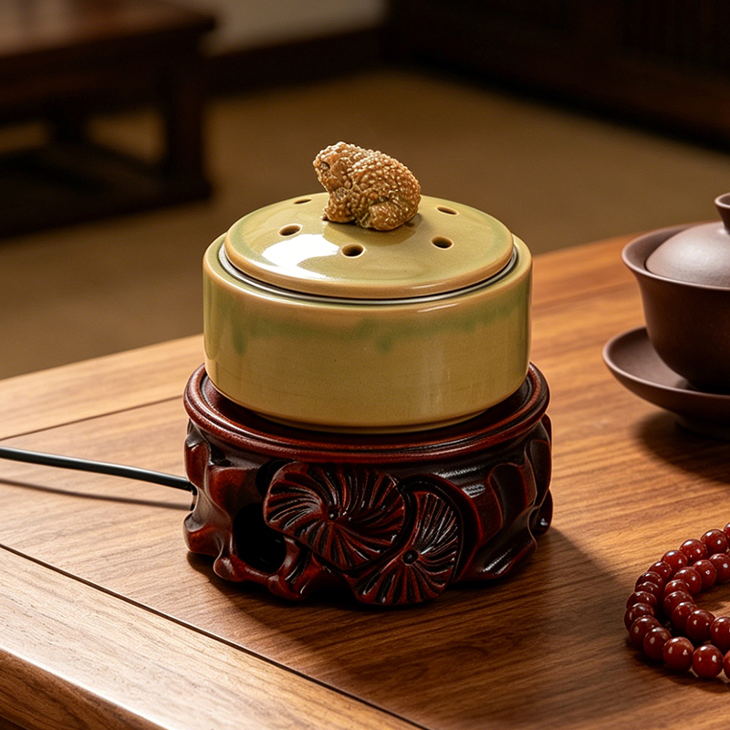 Ceramic Electronic Incense Bur - Home Fragrance Oils For Oil Burners recension och pris