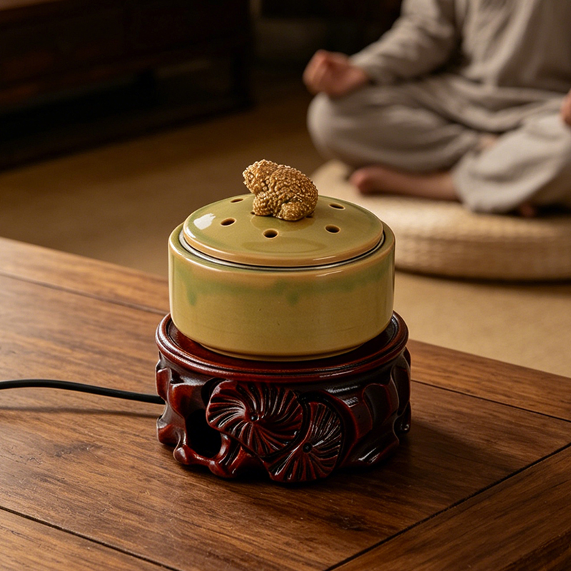 Ceramic Electronic Incense Bur - Home Fragrance Oils For Oil Burners recension och pris