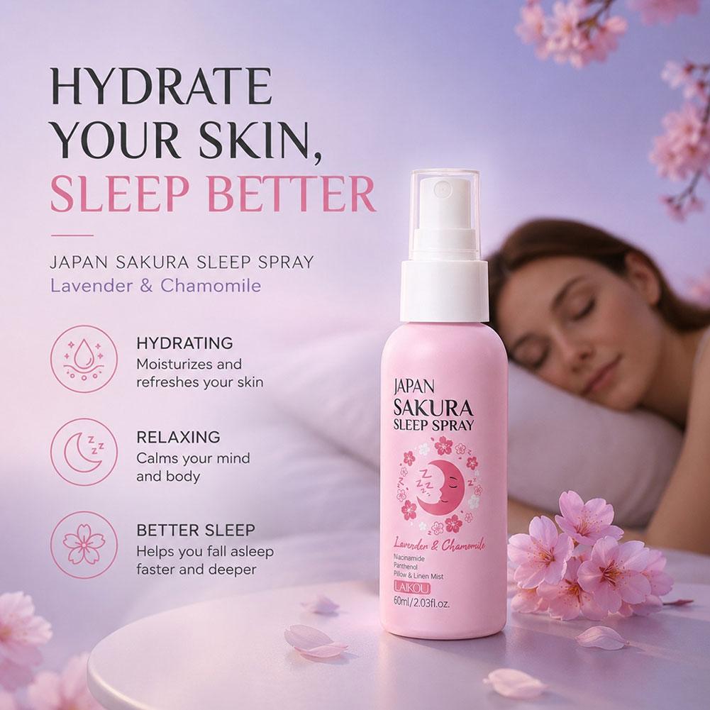 LAIKOU Japan Sakura Sleep Pill - Lavender Pillow Spray recension och pris