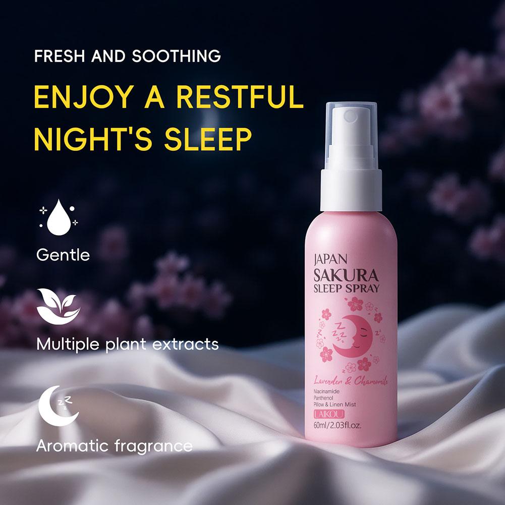 LAIKOU Japan Sakura Sleep Pill - Lavender Pillow Spray recension och pris