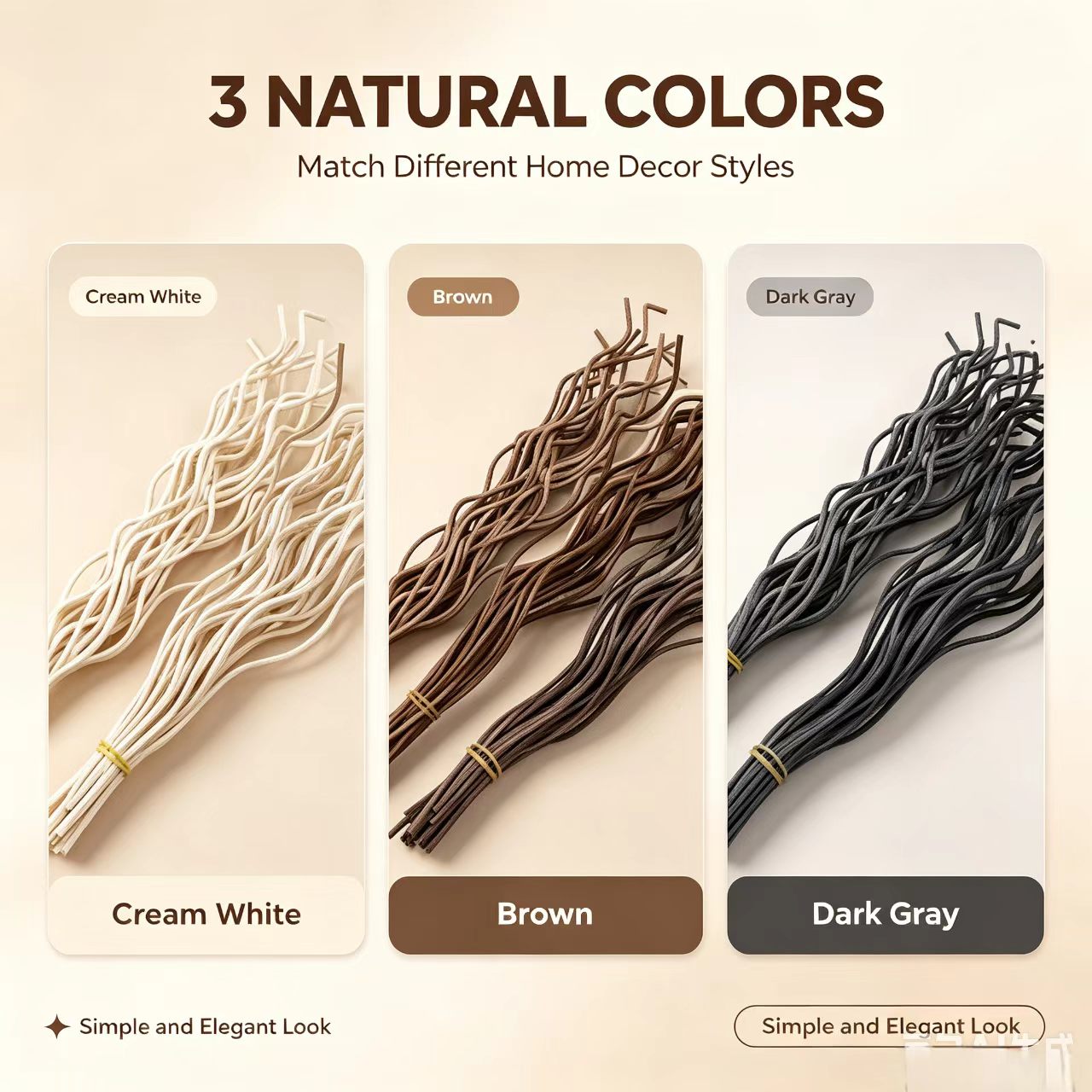 20Pcs Long Wavy Rattan Reed Di - Home Fragrance M&S Disinfectant Hack recension och pris