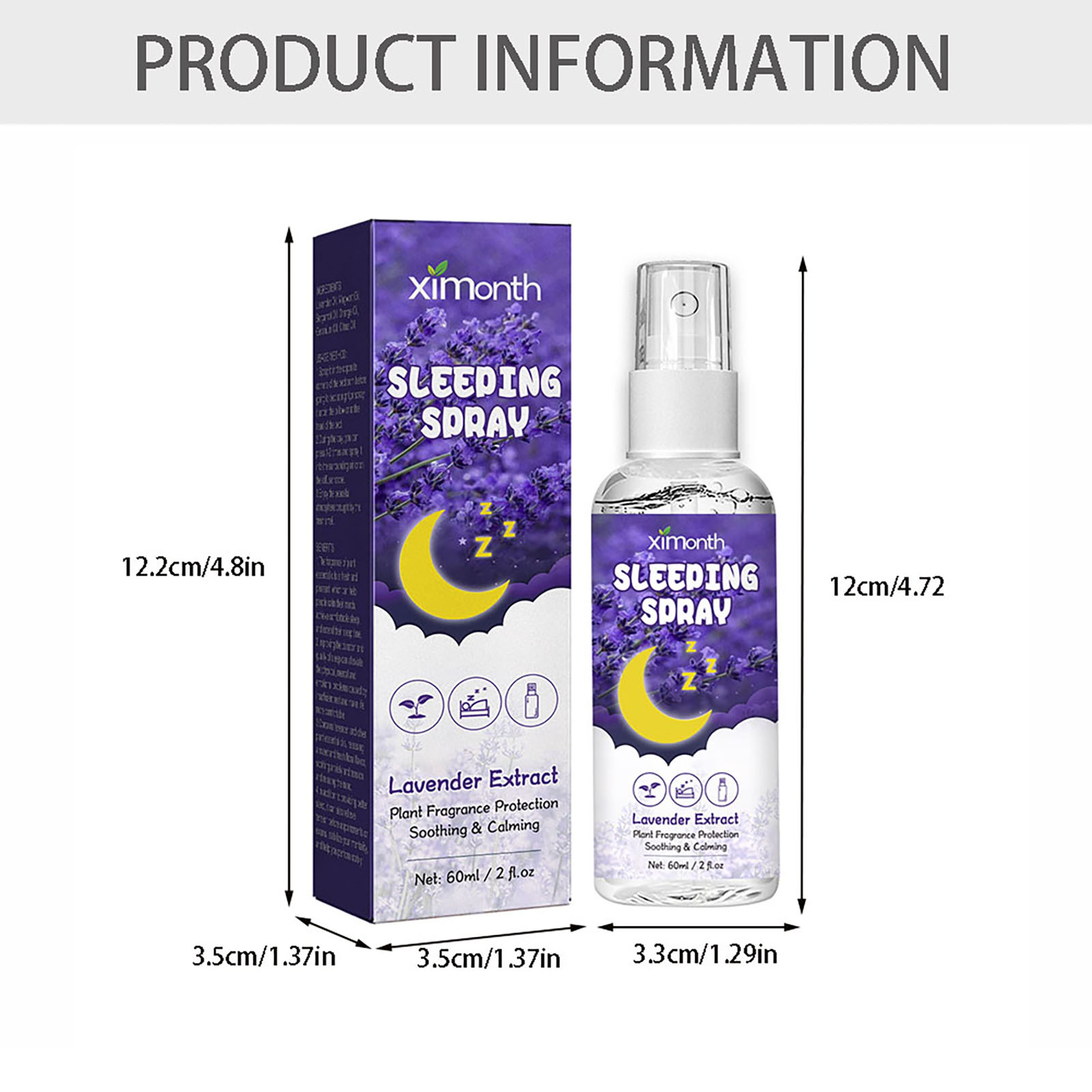 60ml Bedtime Calming Lavender  - Lavender Pillow Spray recension och pris