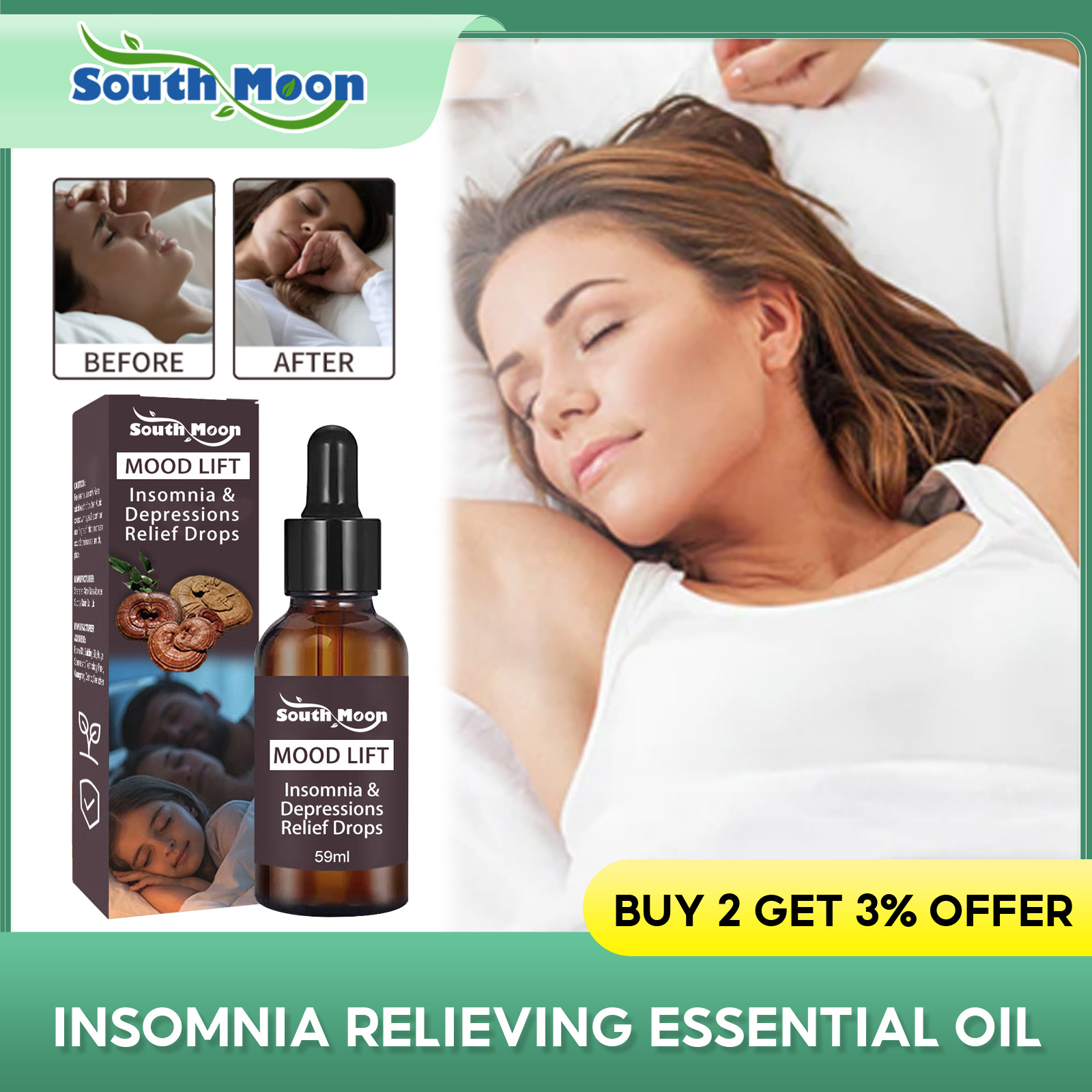 Insomnia Treatment Drops Deep  - Lavender Pillow Spray recension och pris