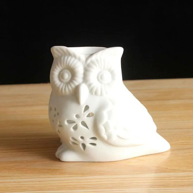 Porcelain Hollow Owl Aromather - Home Fragrance Oils For Oil Burners recension och pris