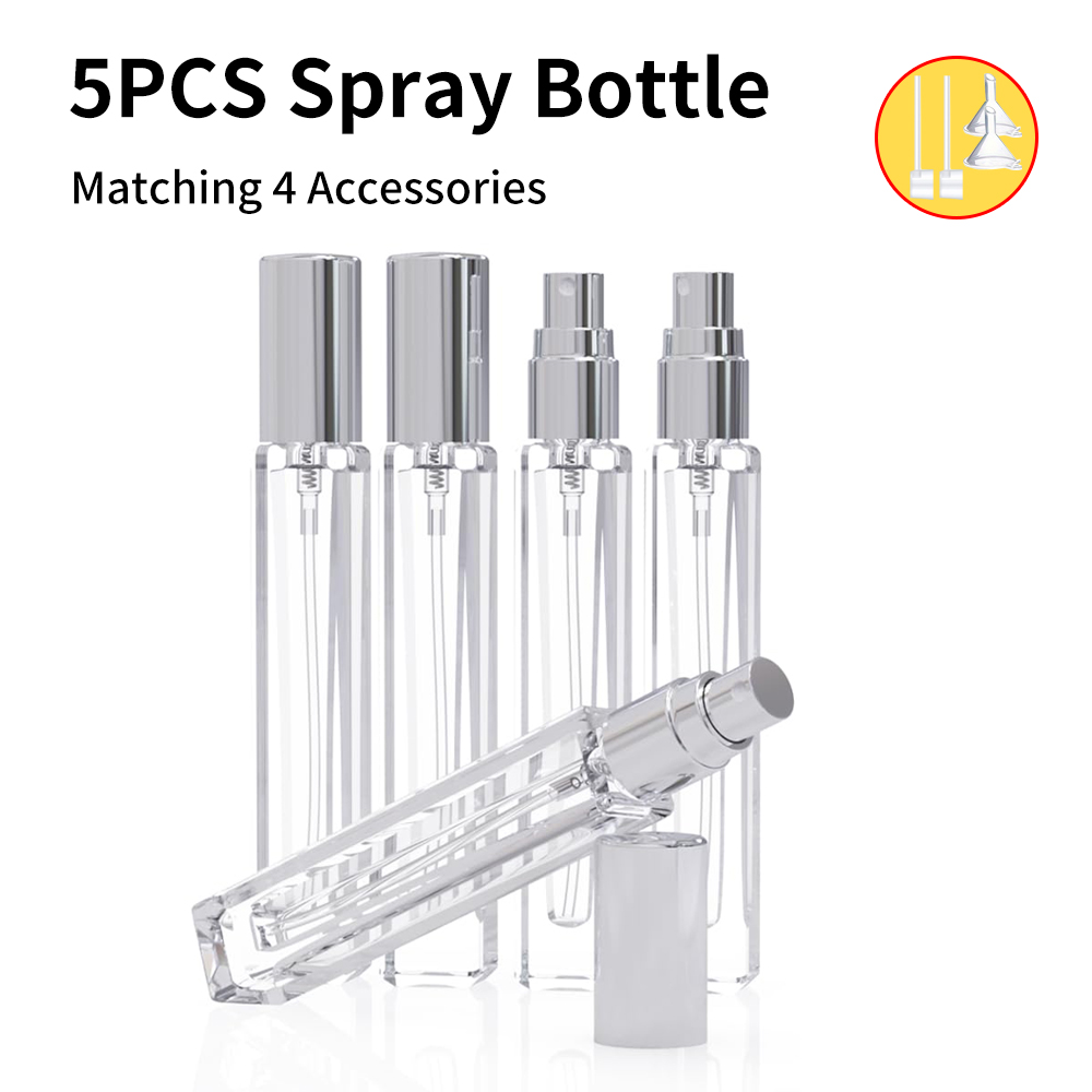 5-Piece Cologne Atomizer Empty - Perfume Atomizer Travel recension och pris