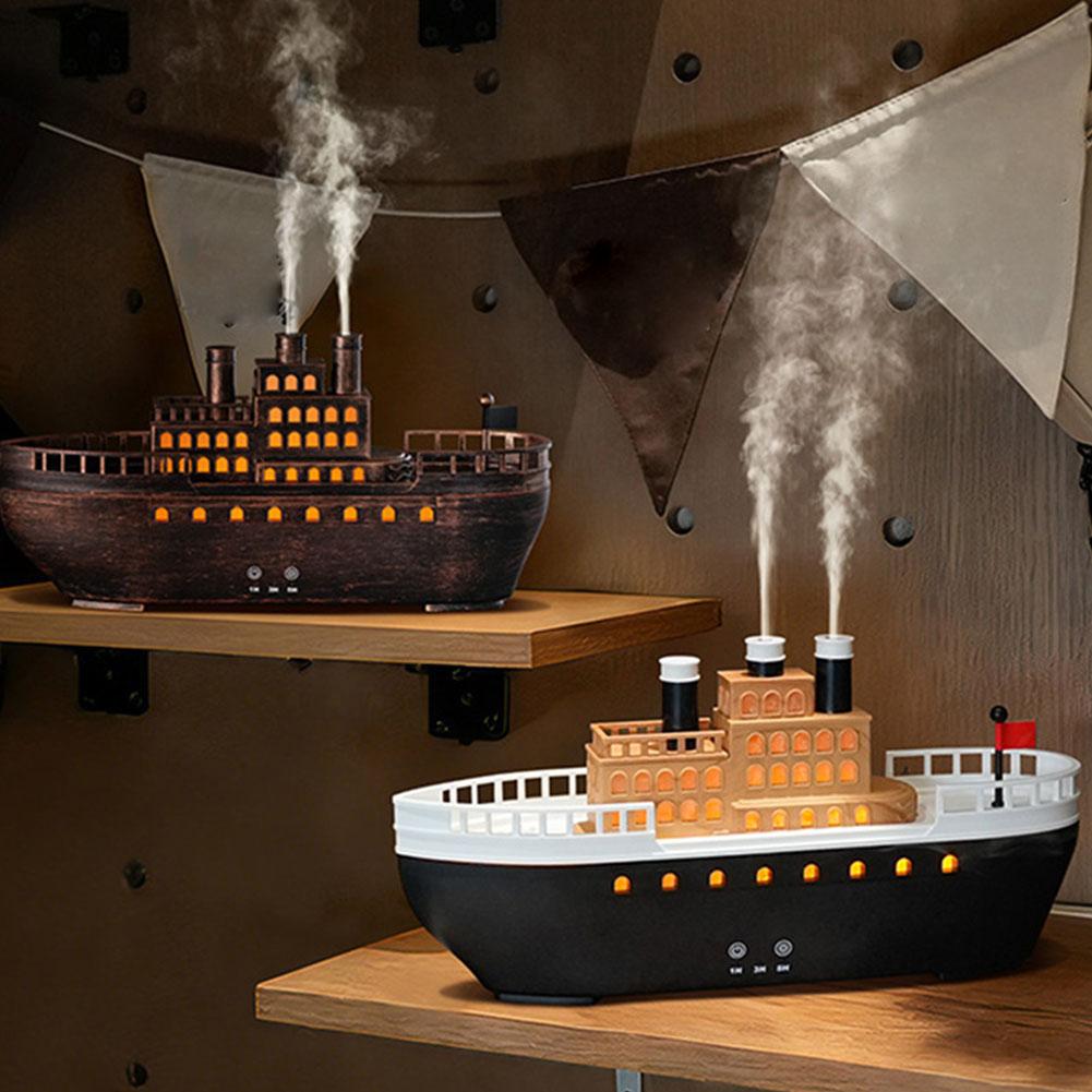 Retro Steamboat Ultrasonic Ess - Home Fragrance Oil Diffuser recension och pris