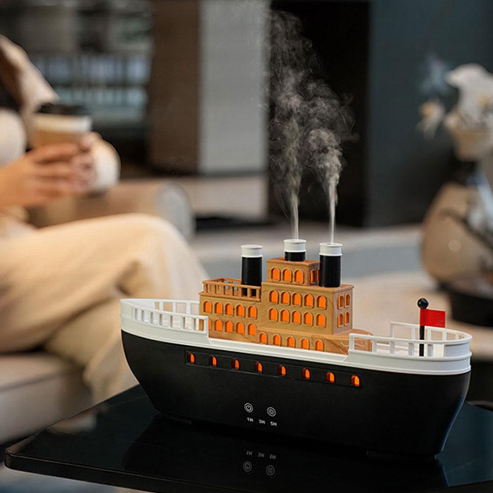 Retro Steamboat Ultrasonic Ess - Home Fragrance Oil Diffuser recension och pris