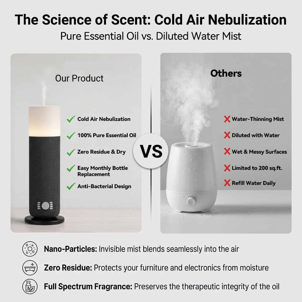 NAMSTE 120ML Tower Scent Diffu - Home Fragrance Diffuser Electric recension och pris