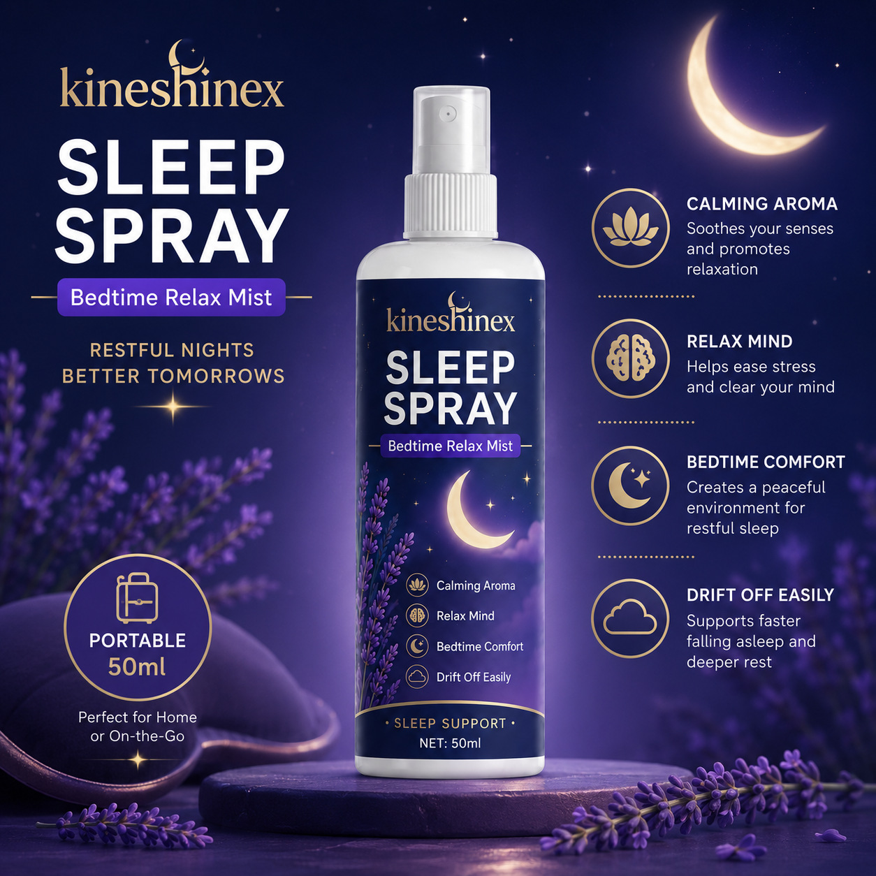 Sleep Spray – Bedtime Relax Mi - Lavender Pillow Spray recension och pris
