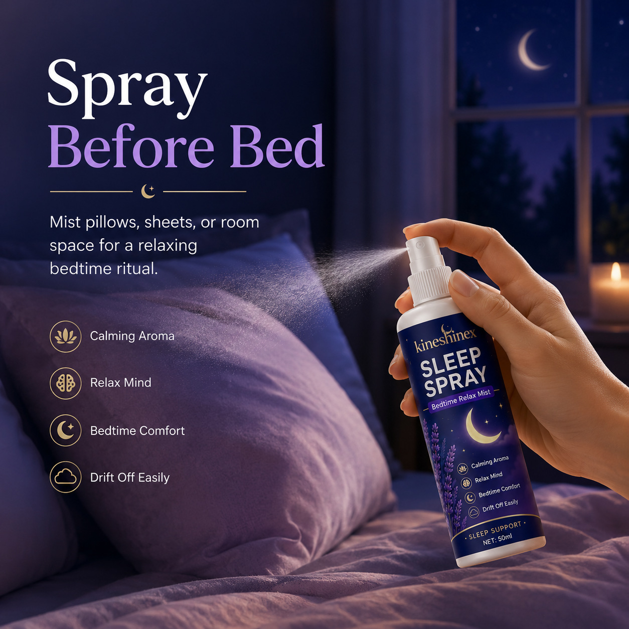 Sleep Spray – Bedtime Relax Mi - Lavender Pillow Spray recension och pris