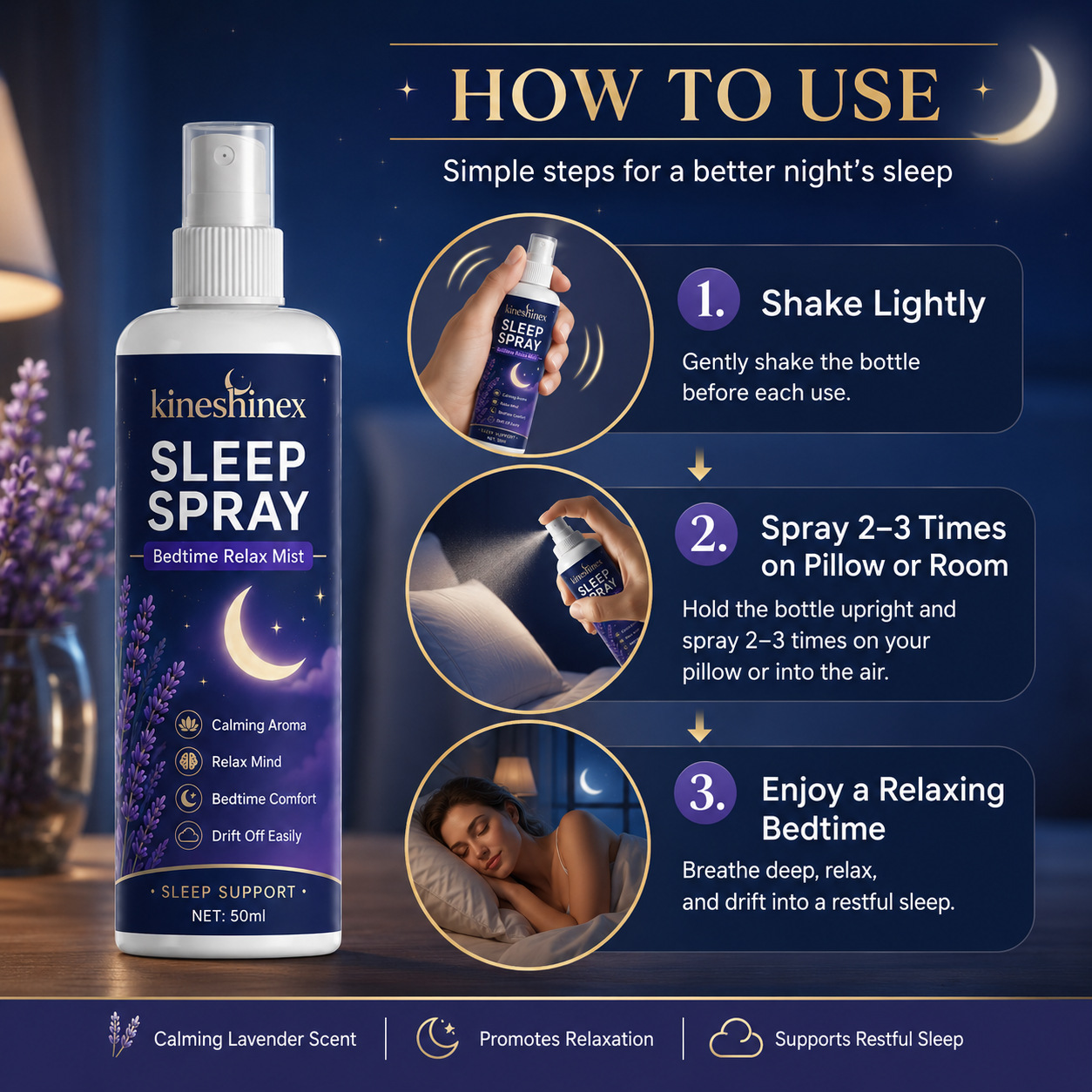 Sleep Spray – Bedtime Relax Mi - Lavender Pillow Spray recension och pris