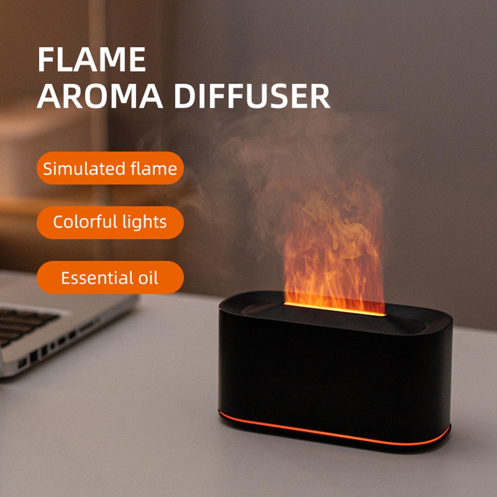 Essential Oil Diffuser,Flame C - Home Fragrance Oil Diffuser recension och pris
