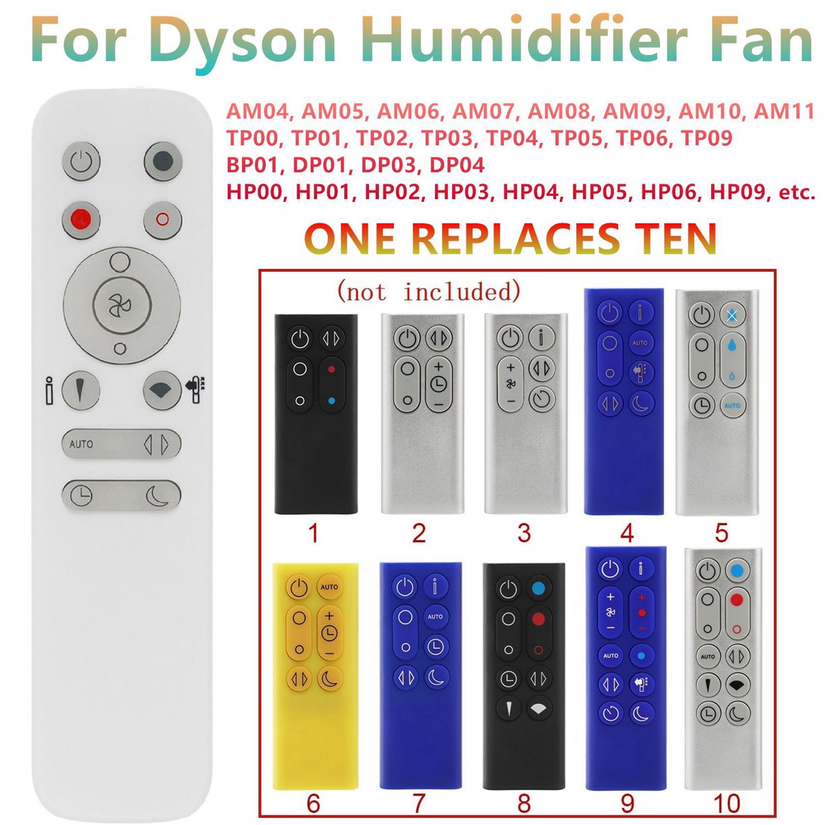 New 10 in 1 Remote Control for - Dyson Fan Am07 recension och pris